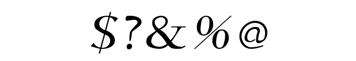 Phaedrus Italic Font OTHER CHARS