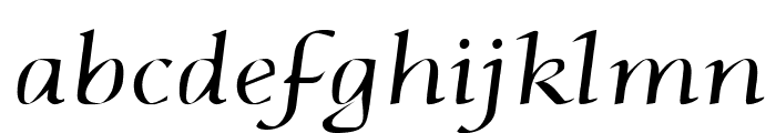 Phaedrus Italic Font LOWERCASE