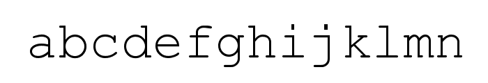 PhaisarnMono Font LOWERCASE