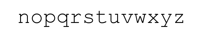 PhaisarnMono Font LOWERCASE