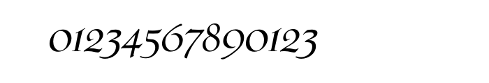 Phaistos Italic OT Font OTHER CHARS