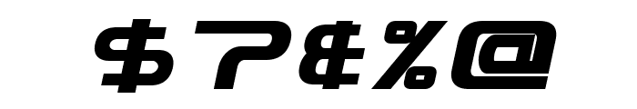 PhatBoySlim-BoldItalic Font OTHER CHARS