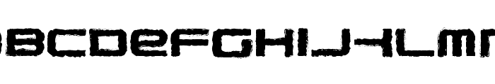 PhatBoySlim-Rough Font LOWERCASE