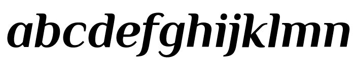 Philosopher Bold Italic Font LOWERCASE
