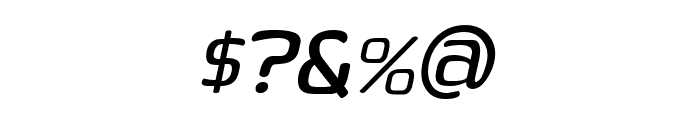 Phoenix Sans  Italic Font OTHER CHARS