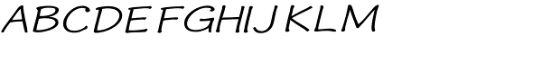 Phollick Expand Oblique Font UPPERCASE