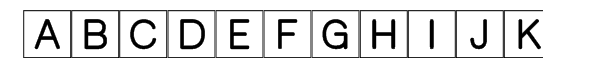 PIXymbols Crossword Font UPPERCASE