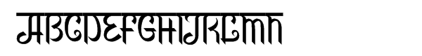 PIXymbols Faux Sanskrit Font UPPERCASE