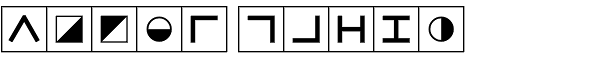 PIXymbols Xstitch Italic Font UPPERCASE