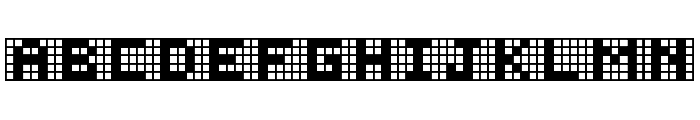 Pica Hole - MRT Font UPPERCASE