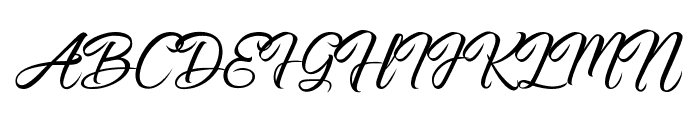 Pictorial Signature Font UPPERCASE