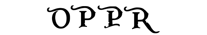 Pieces of Eight Alt Font UPPERCASE