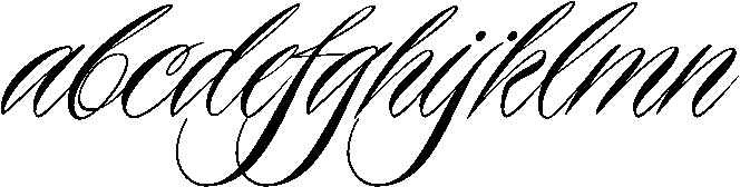 Piel Script Font LOWERCASE