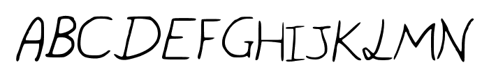 Pigeon_scribble Font UPPERCASE