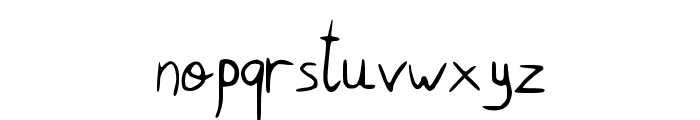 Pigeon_scribble Font LOWERCASE
