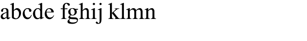 Pikanti MF Medium Font LOWERCASE