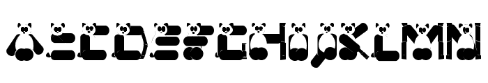 Pink Panda Font UPPERCASE