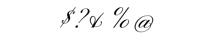 PinyonScript Font OTHER CHARS