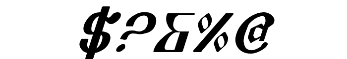 Piper Pie Italic Font OTHER CHARS