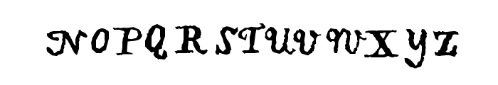PiratiquaVertical Font UPPERCASE