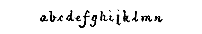 PiratiquaVertical Font LOWERCASE