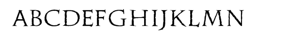 Pitchfork Font LOWERCASE