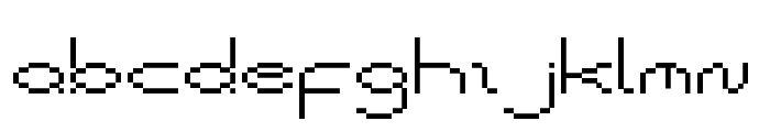 Pixel Case Font LOWERCASE