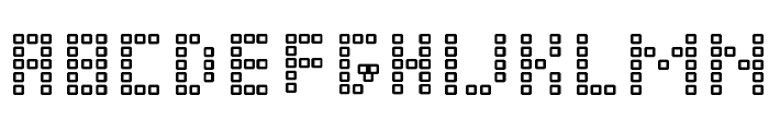 Pixel-Chunker Font UPPERCASE