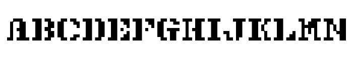 Pixel Combat Font UPPERCASE