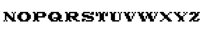 Pixel Cowboy  Font UPPERCASE
