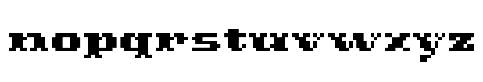Pixel Cowboy  Font LOWERCASE