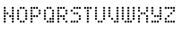 Pixel Cyrillic Font UPPERCASE