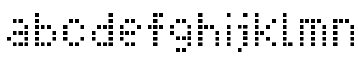 Pixel Cyrillic Font LOWERCASE