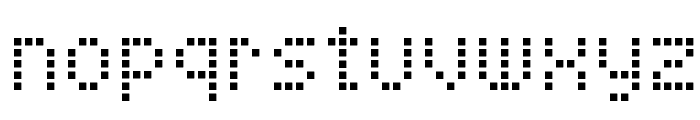 Pixel Cyrillic Font LOWERCASE