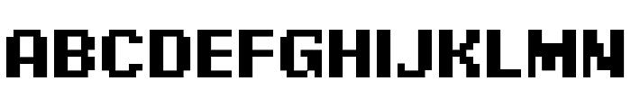 Pixel Digivolve Font LOWERCASE