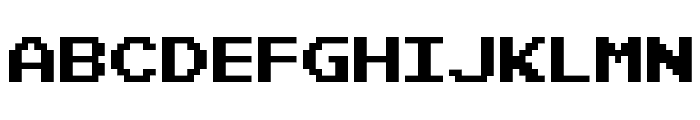 Pixel Emulator Font LOWERCASE