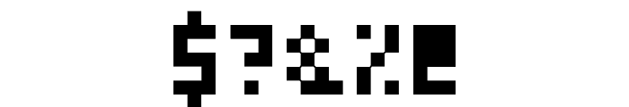 Pixel Gosub Font OTHER CHARS