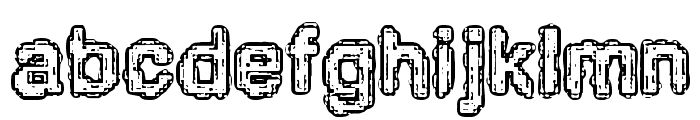 Pixel Krud BRK Font LOWERCASE