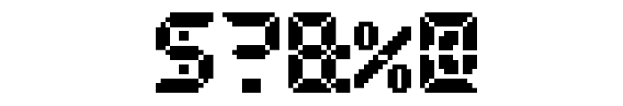 Pixel LCD-7 Font OTHER CHARS