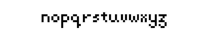 Pixel Maz Regular Font LOWERCASE
