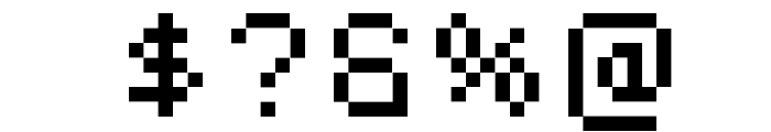 Pixel Operator 8 Font OTHER CHARS