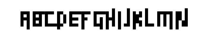 Pixel Siggy Font UPPERCASE