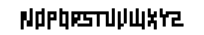 Pixel Siggy Font UPPERCASE