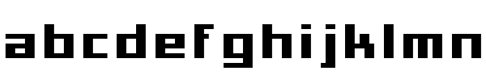 Pixel Square Bold Font LOWERCASE