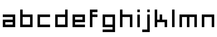 Pixel Square Font LOWERCASE
