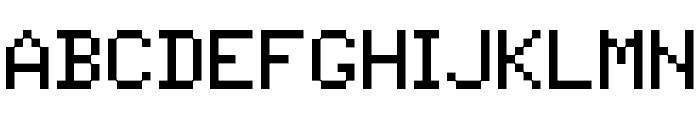 Pixel Tandysoft Font LOWERCASE