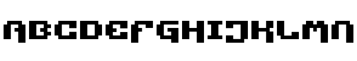 Pixel Technology Font LOWERCASE