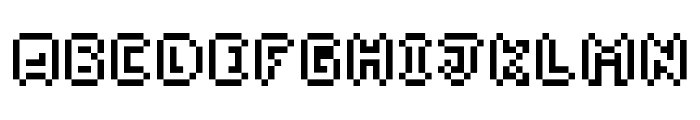 PixelDart Font UPPERCASE