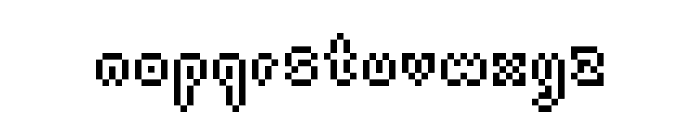 PixelDart Font LOWERCASE
