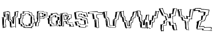 PixelDraw Font LOWERCASE